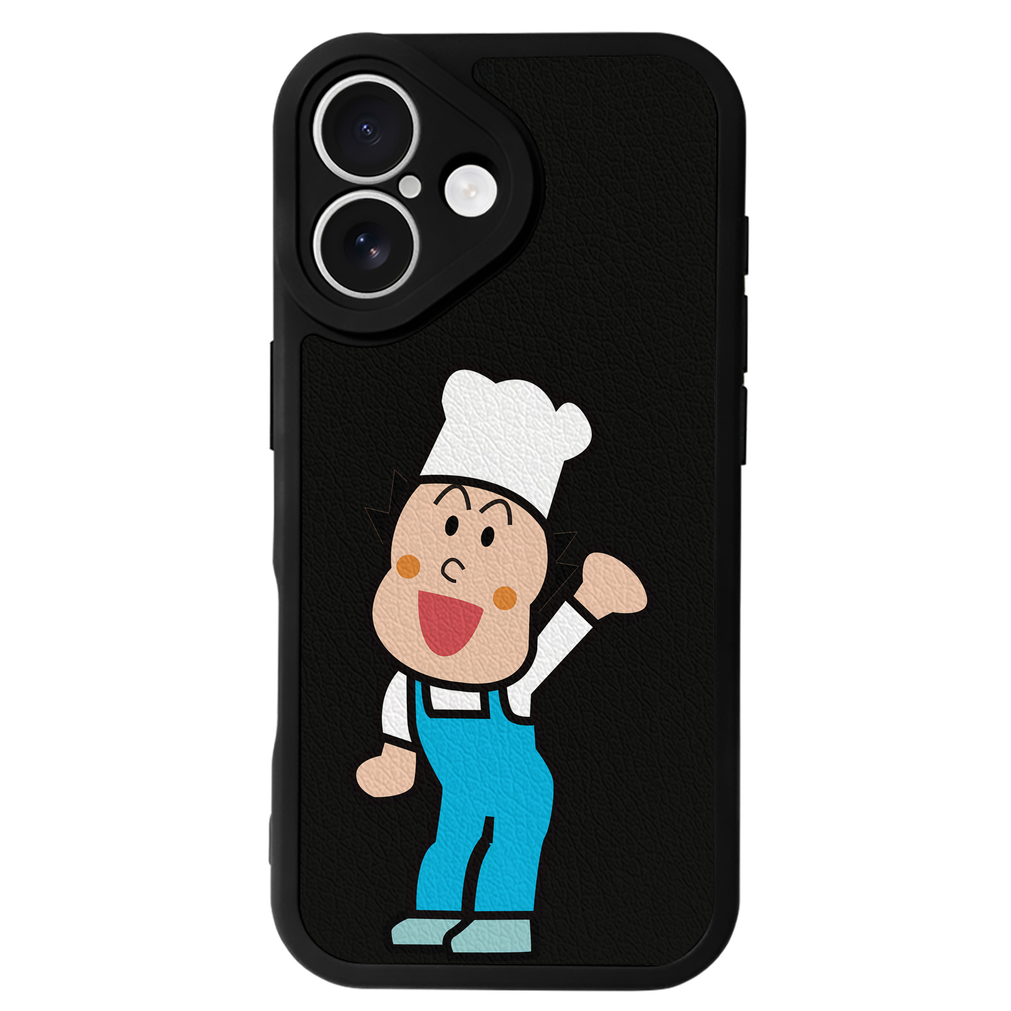 （画像用） アンパンマン Anpanman 【iPhone 16シリーズ対応】シリコンスマホケース（レザー調） 材質：シリコン